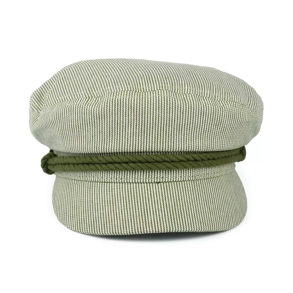 Casquettes Femme | Chapeaux Femme^Brixton Casquette de Marin à Rayures olive-crème