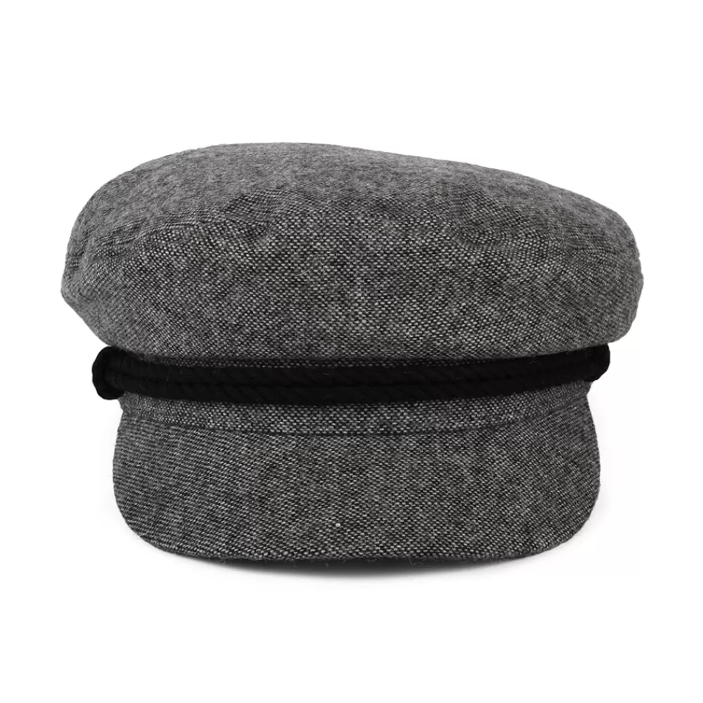 Grandes Tailles | Casquettes De Marin^Brixton Casquette de Marin Chinée gris-noir