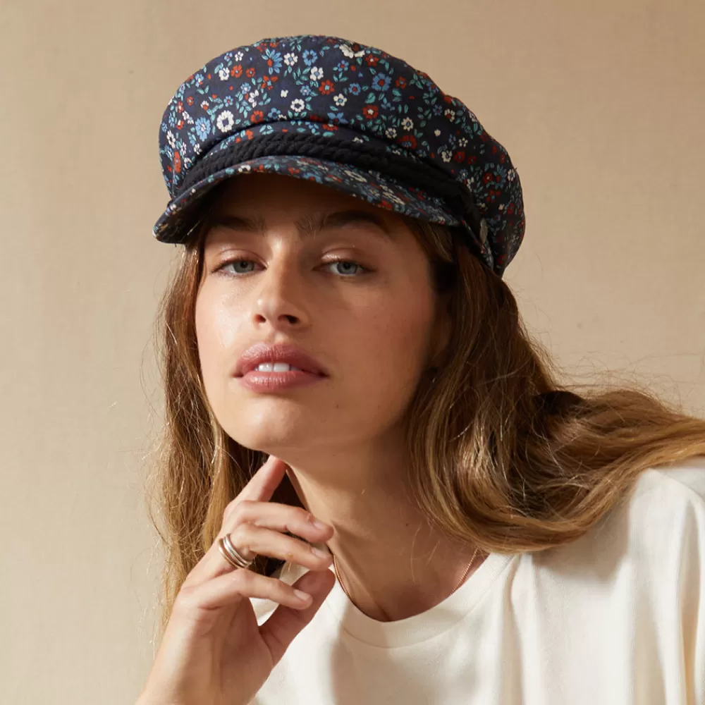 Casquettes Femme | Chapeaux Femme^Brixton Casquette de Marin en Coton Floral bleu marine délavé