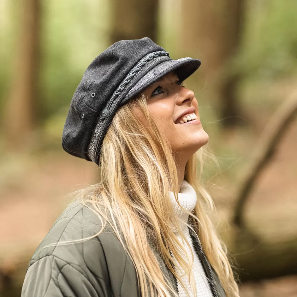 Casquettes Femme | Chapeaux Femme^Jaxon & James Casquette de Marin en Laine Classic gris JAXON & JAMES