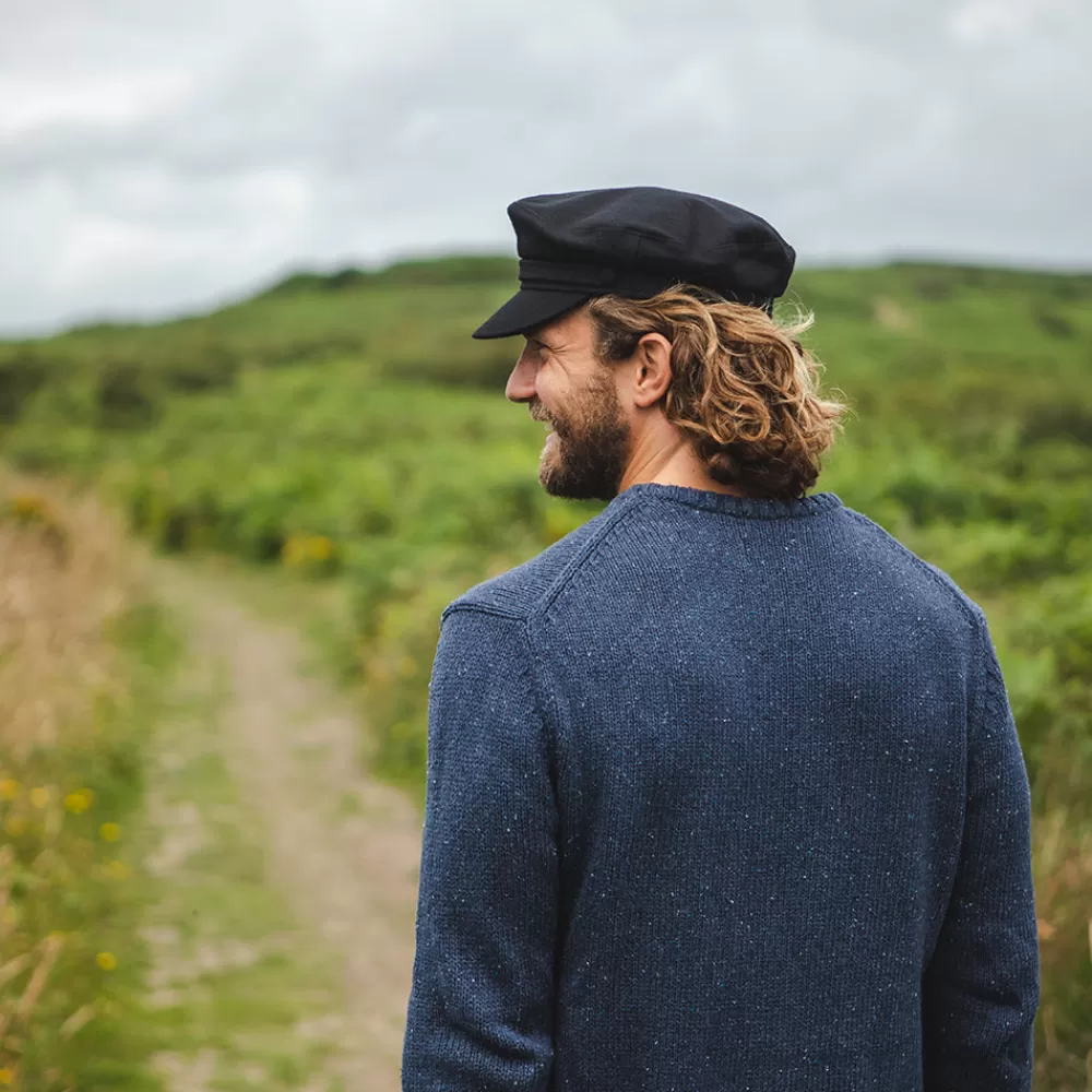 Casquettes Femme | Casquettes Homme^Jaxon & James Casquette de Marin en Laine Mélangée noir JAXON & JAMES