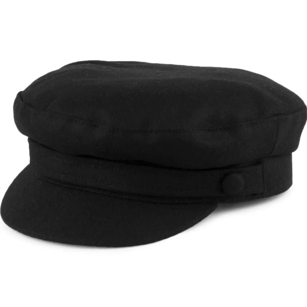 Casquettes Femme | Chapeaux Femme^Failsworth Casquette de Marin en Melton Mariner noir