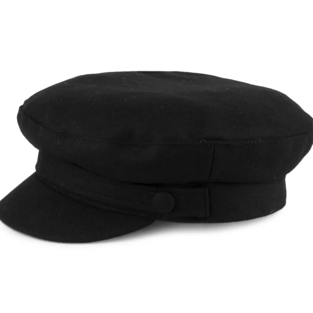 Casquettes Femme | Chapeaux Femme^Failsworth Casquette de Marin en Melton Mariner noir