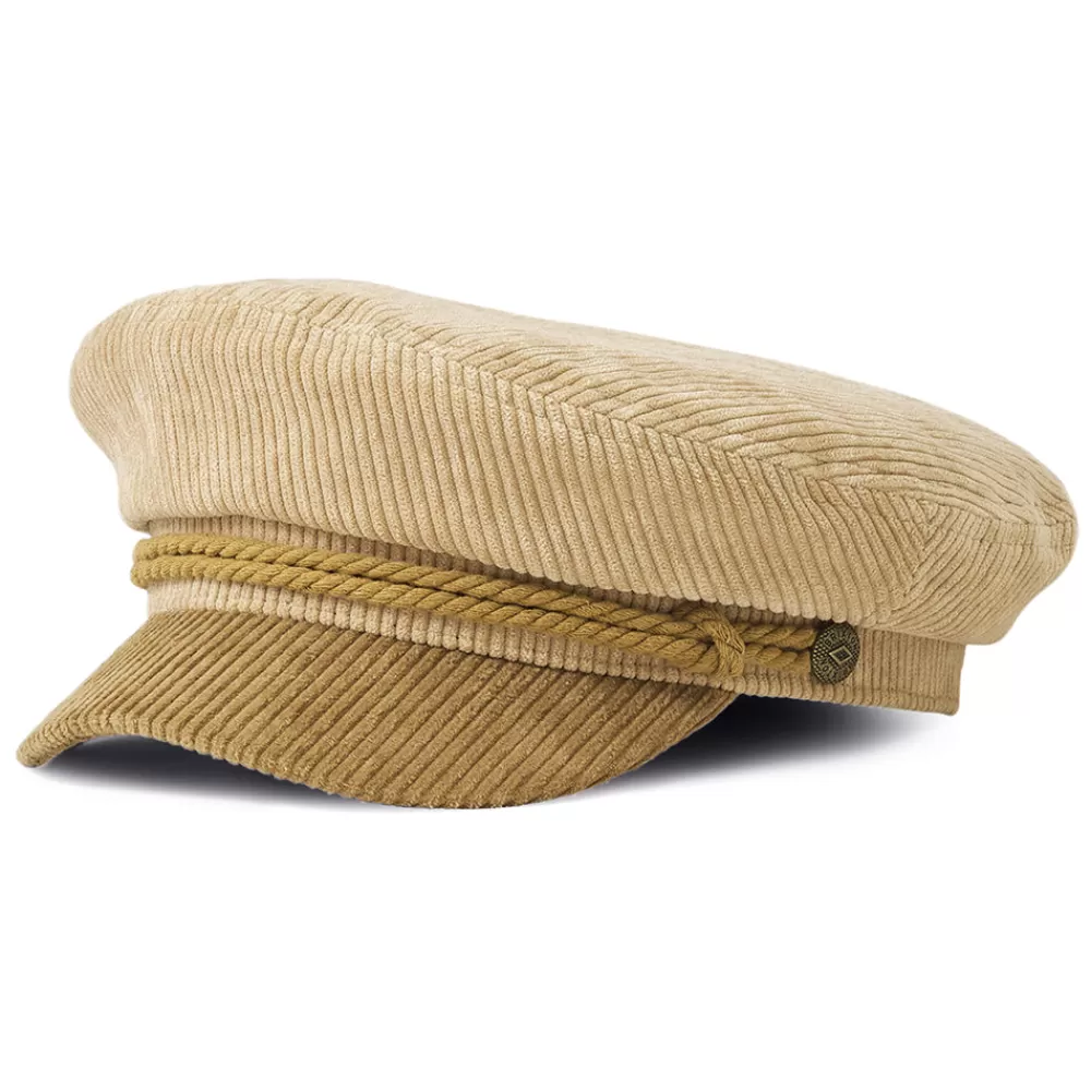 Casquettes De Marin | Casquettes De Marin^Brixton Casquette de Marin en Velours Côtelé bronze-sable