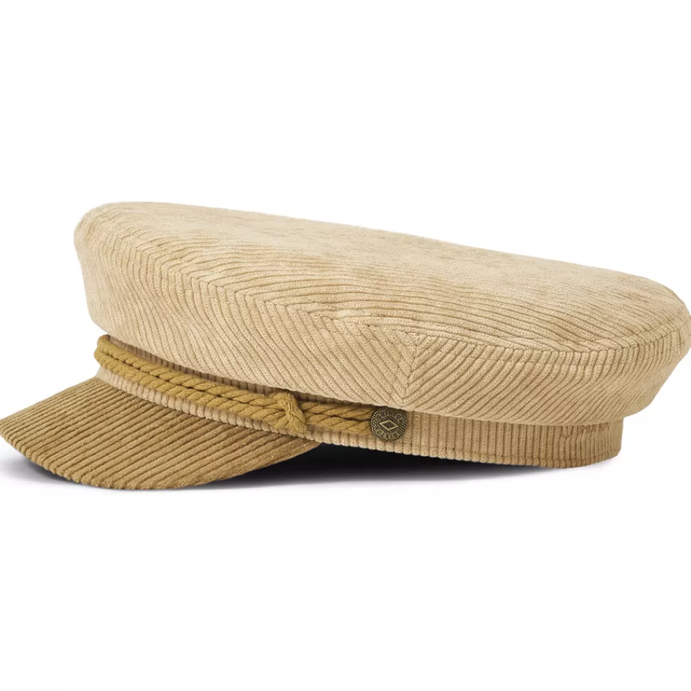 Casquettes De Marin | Casquettes De Marin^Brixton Casquette de Marin en Velours Côtelé bronze-sable