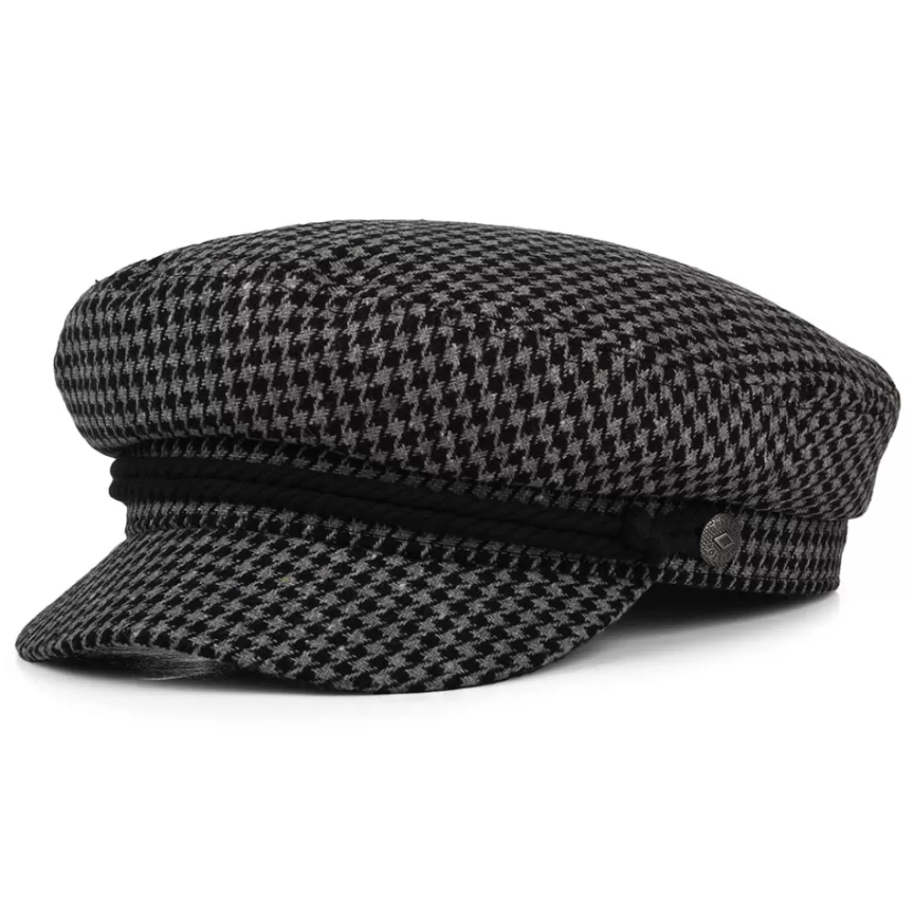 Grandes Tailles | Casquettes De Marin^Brixton Casquette de Marin Pied-de-Poule gris-noir
