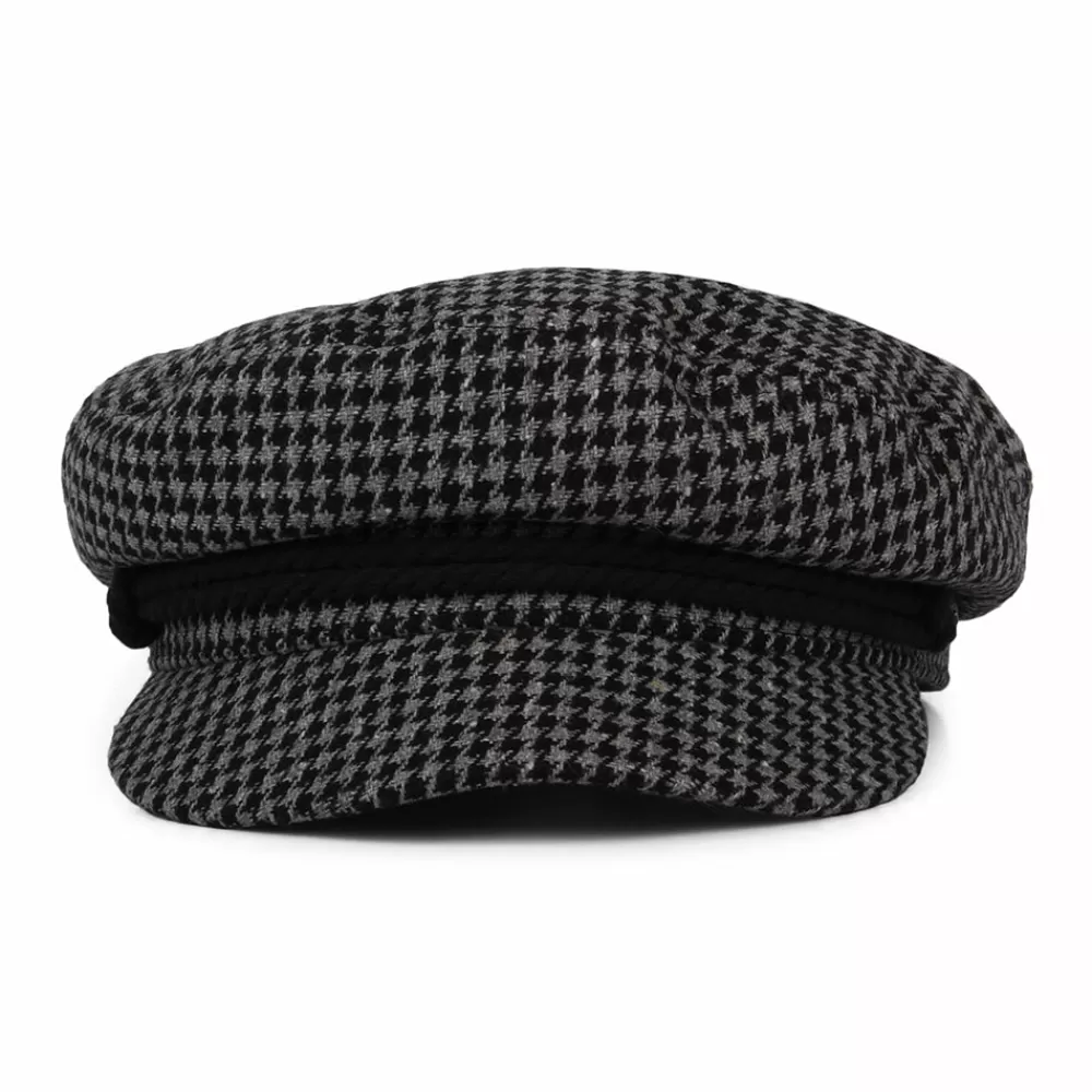 Grandes Tailles | Casquettes De Marin^Brixton Casquette de Marin Pied-de-Poule gris-noir