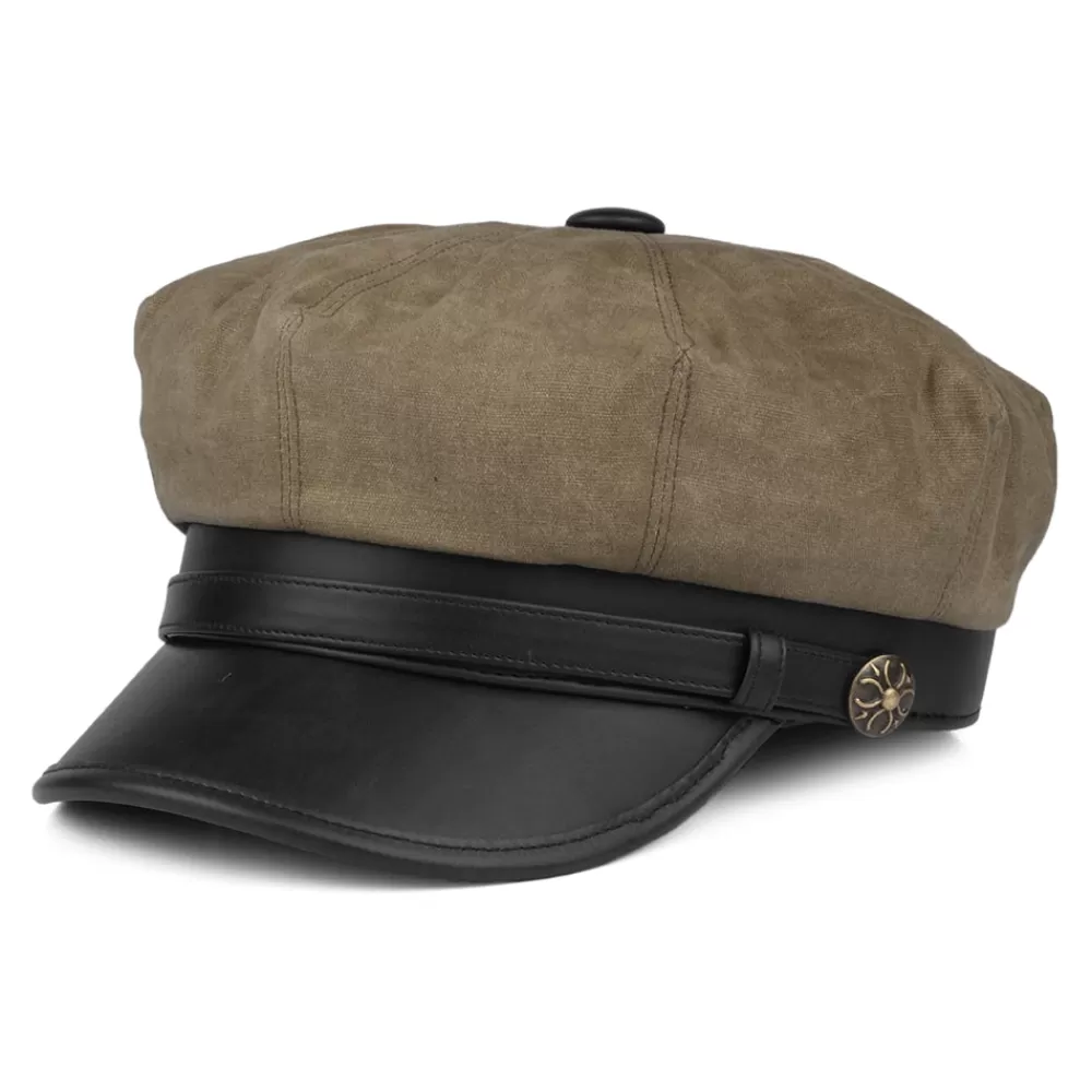 Chapeaux De Pluie | Casquettes Plates^Jaxon & James Casquette de Motard Rebelle beige britannique JAXON & JAMES