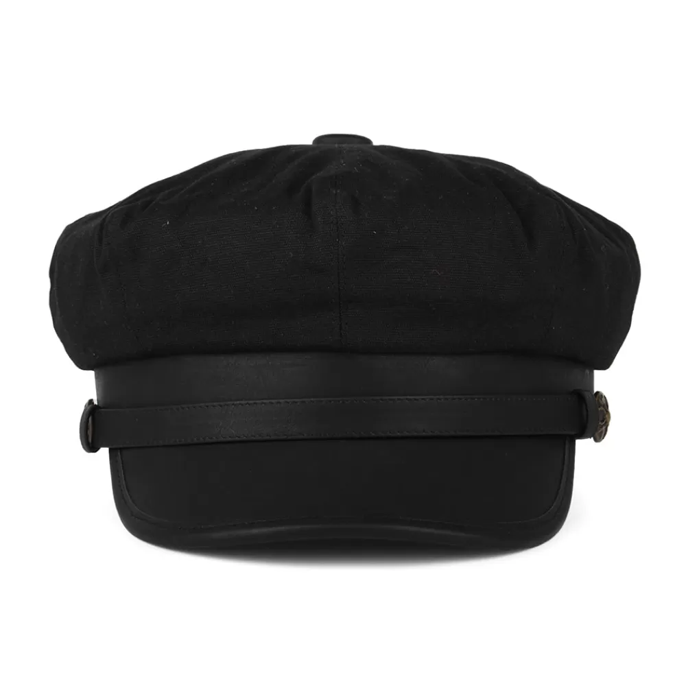 Chapeaux De Pluie | Casquettes Plates^Jaxon & James Casquette de Motard Rebelle noir JAXON & JAMES
