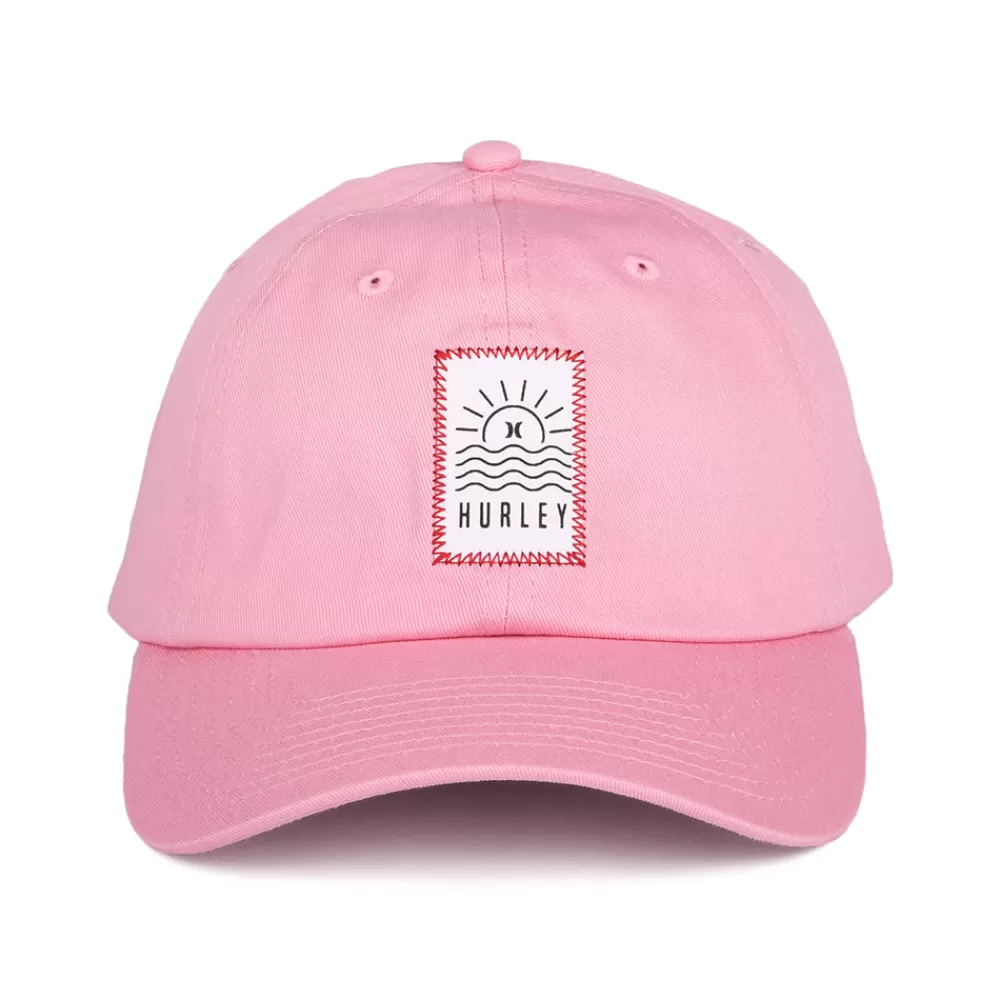 Casquettes De Baseball | Casquettes Femme^Hurley Casquette en Coton Lazy Waves rose
