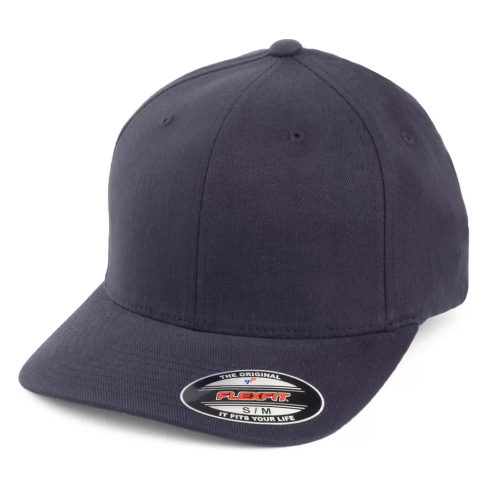 Casquettes De Baseball | Casquettes Homme^FlexFit Casquette en Coton Sergé Brossé Mid-Pro bleu marine