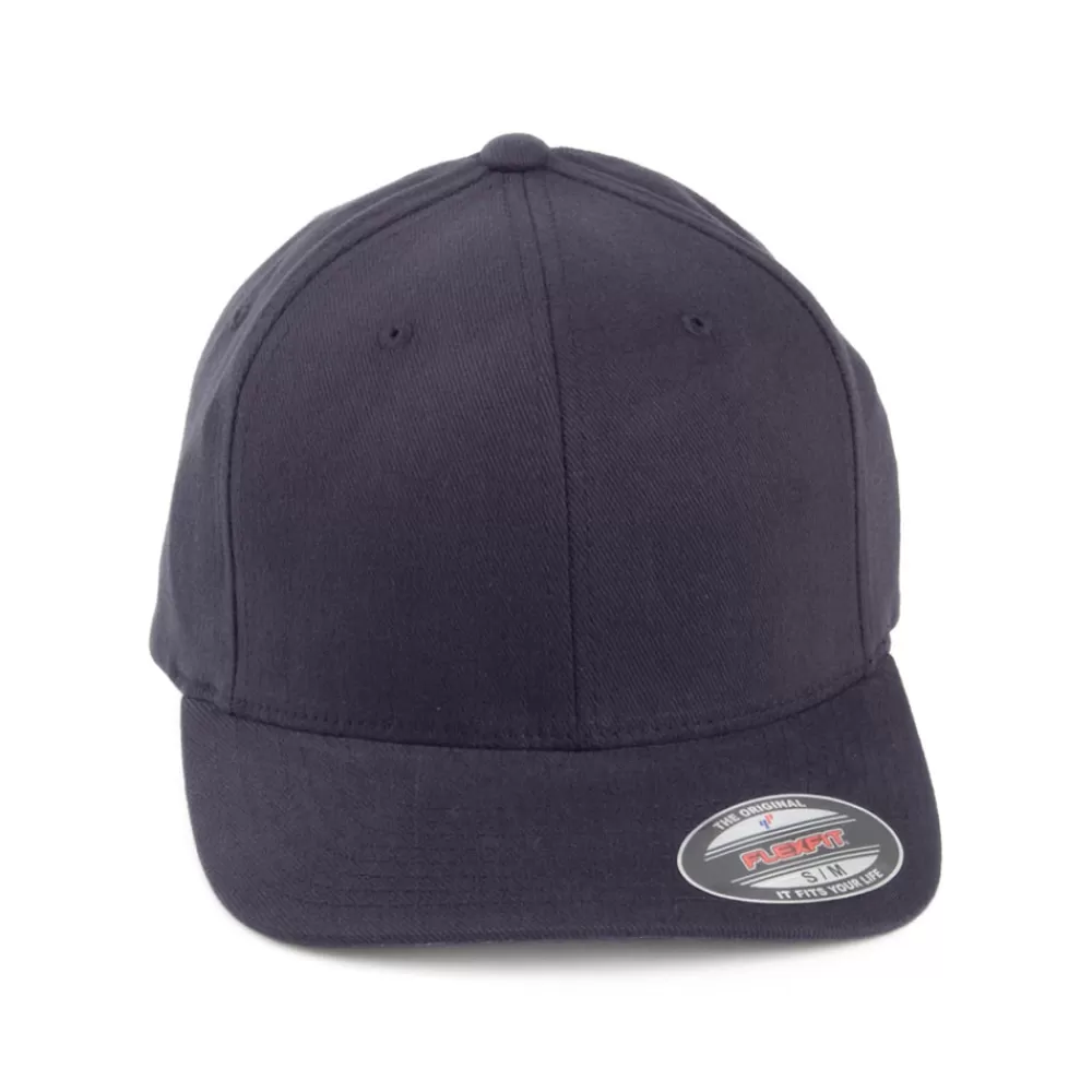 Casquettes De Baseball | Casquettes Homme^FlexFit Casquette en Coton Sergé Brossé Mid-Pro bleu marine