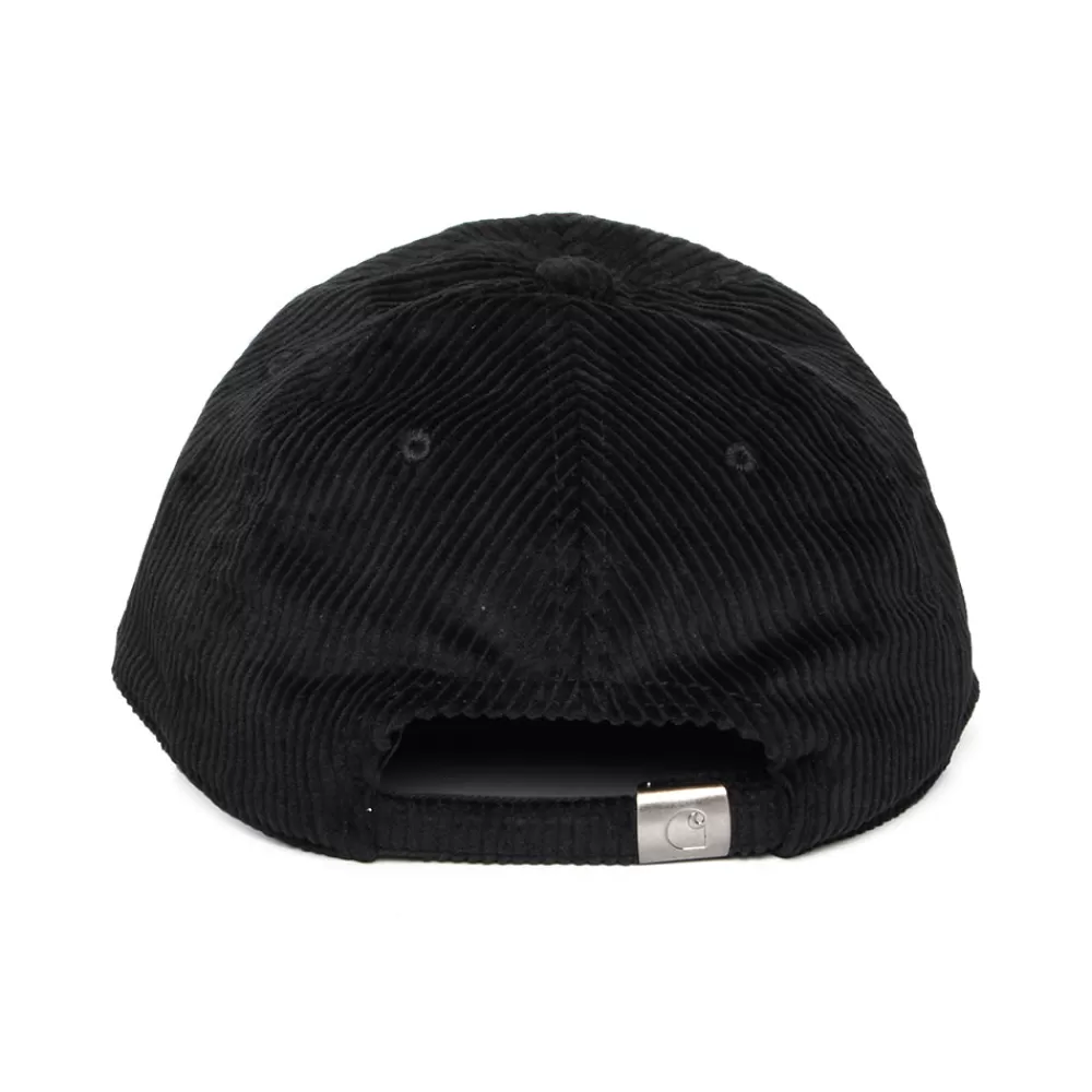 Casquettes De Baseball | Casquettes Homme^Carhartt WIP Casquette en Velours Côtelé Large Harlem noir sur noir