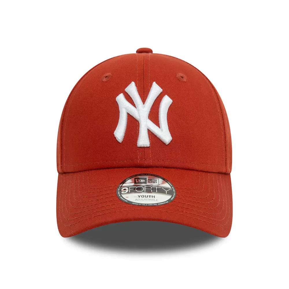 Garçons^New Era Casquette Enfant 9FORTY MLB League Essential New York Yankees rouille-blanc