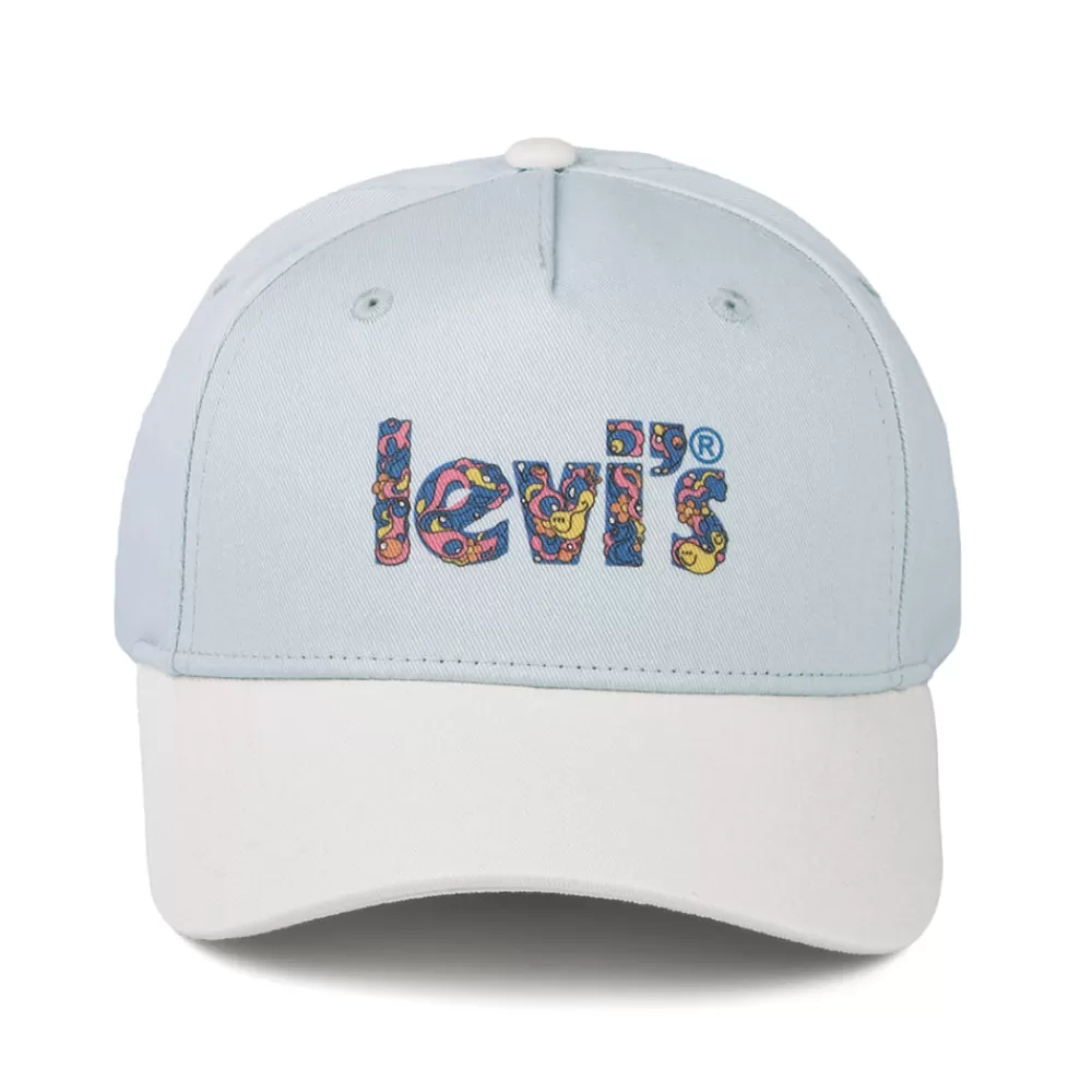 Casquettes De Baseball | Casquettes Femme^Levi's Casquette Femme avec Étiquette Vierge Graphic bleu clair LEVI'S