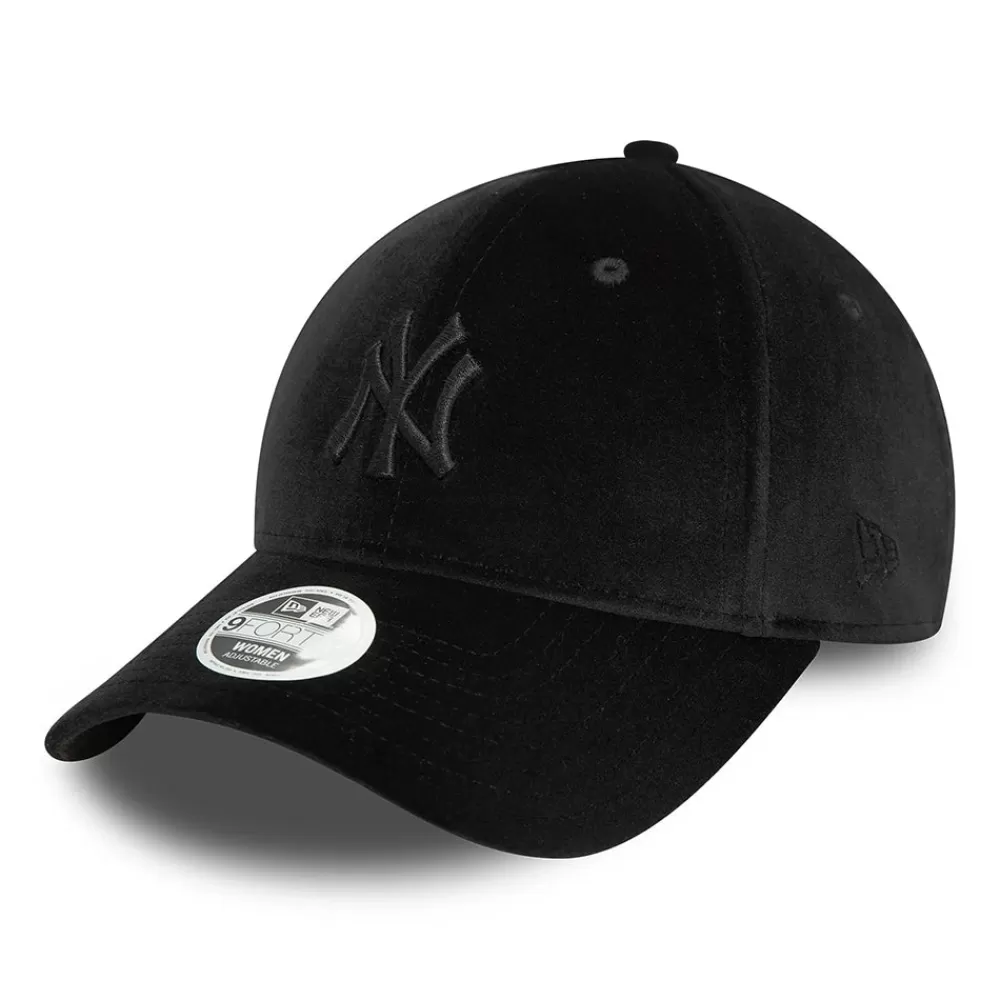 Chapeaux Hiver | Casquettes De Baseball^New Era Casquette Femme 9FORTY MLB Velour New York Yankees noir