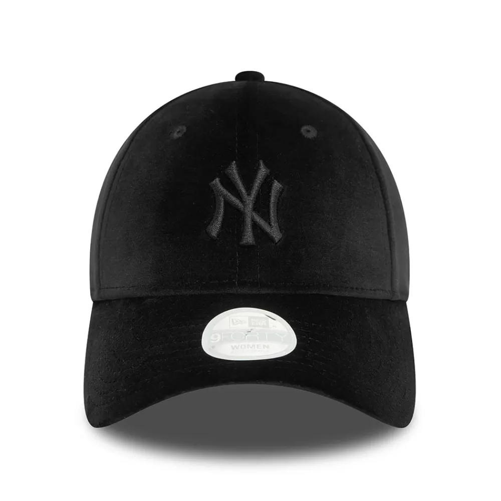Chapeaux Hiver | Casquettes De Baseball^New Era Casquette Femme 9FORTY MLB Velour New York Yankees noir