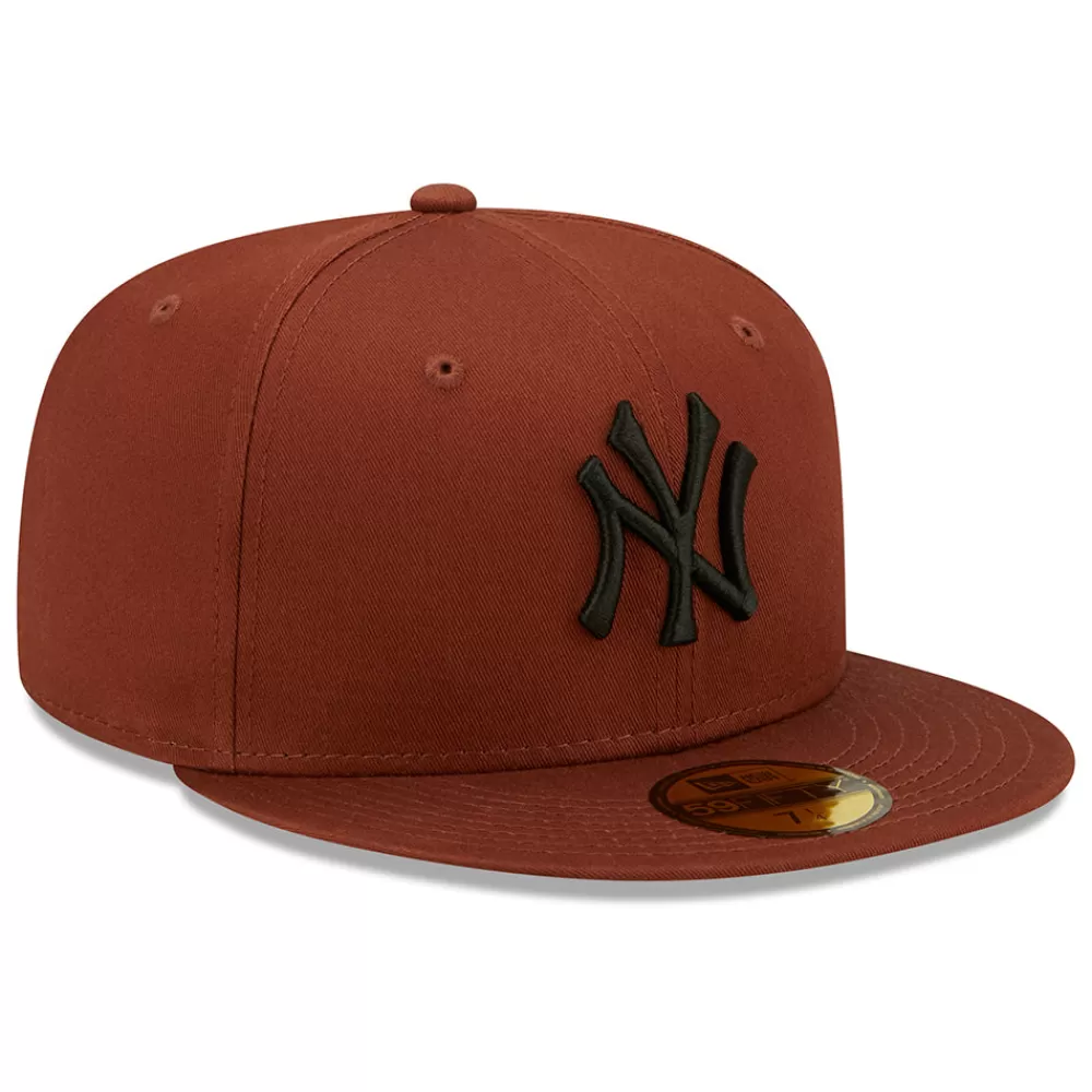 Casquettes De Baseball | Casquettes Homme^New Era Casquette 59FIFTY MLB League Essential New York Yankees marron-noir