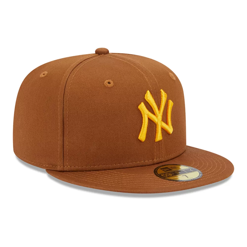 Casquettes De Baseball | Casquettes Homme^New Era Casquette 59FIFTY MLB League Essential New York Yankees toffee-jaune