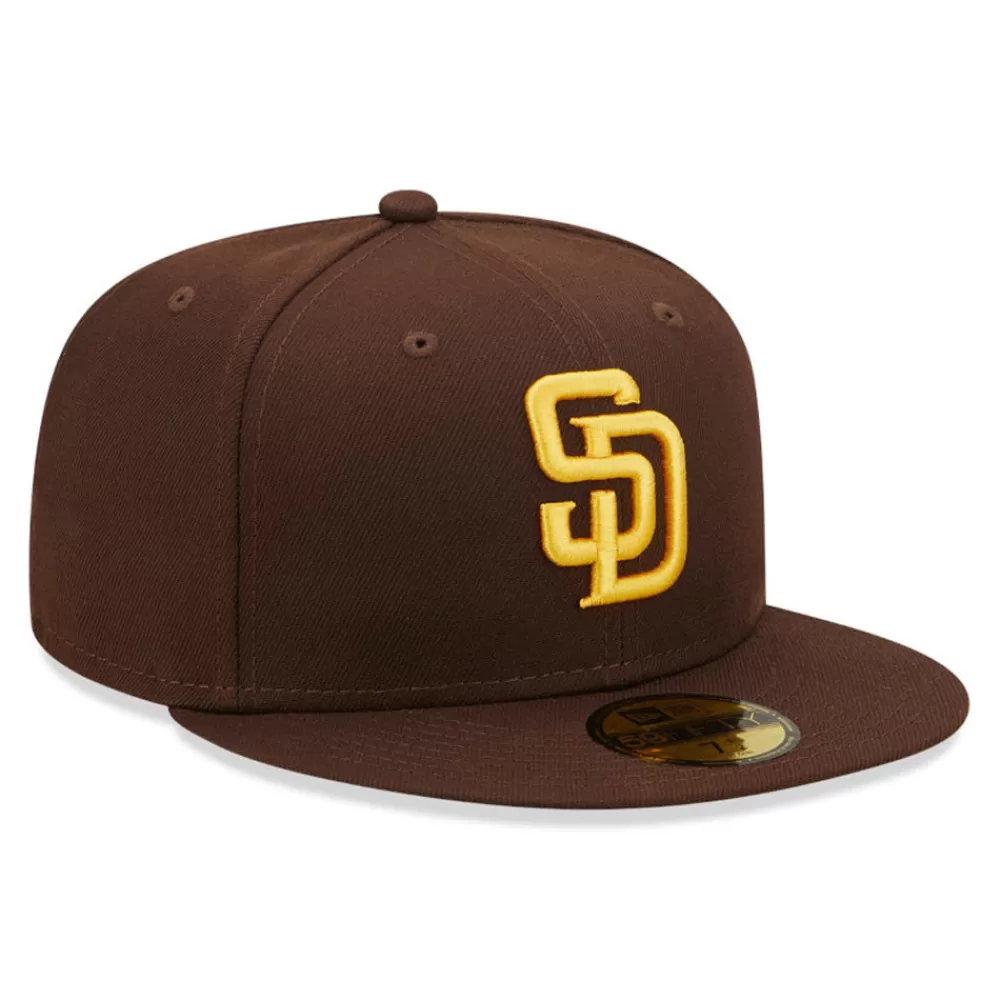 Casquettes De Baseball | Casquettes Homme^New Era Casquette 59FIFTY MLB On Field AC Perf San Diego Padres marron-doré