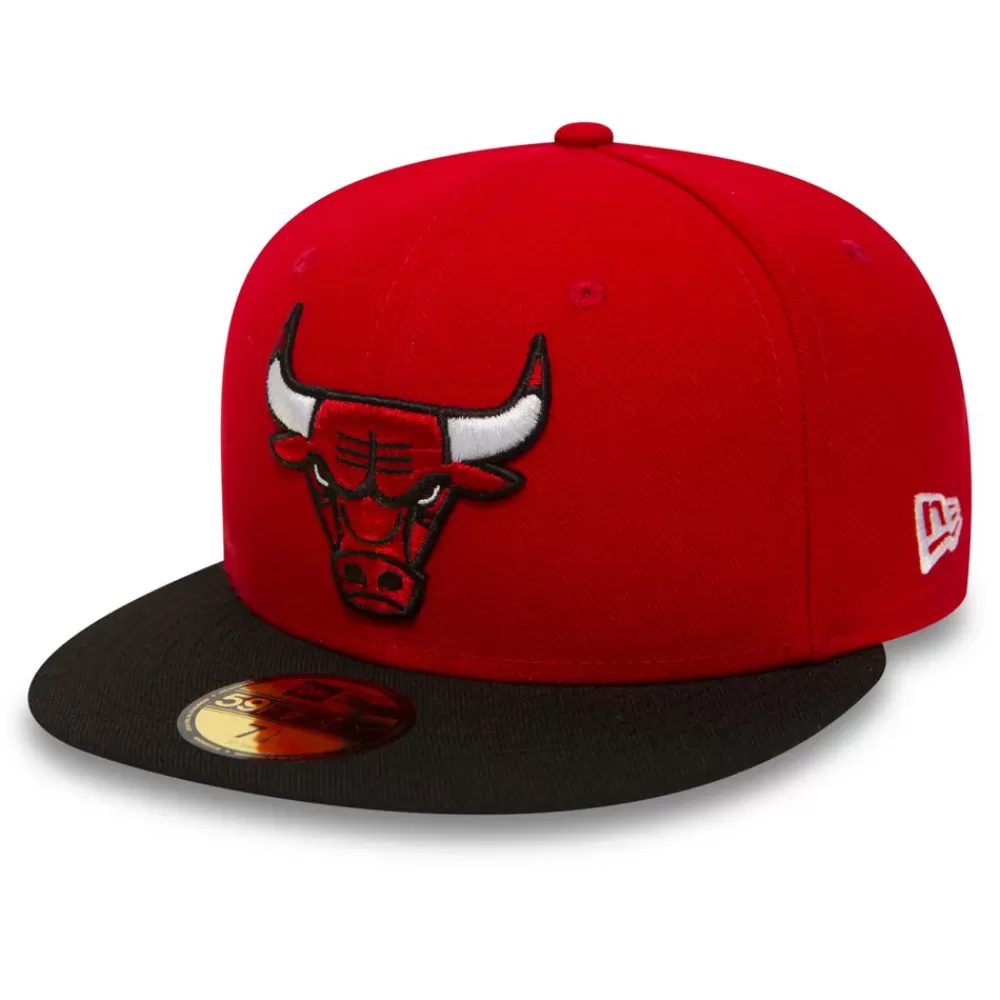 Grandes Tailles | Casquettes De Baseball^New Era Casquette 59FIFTY NBA Essential Chicago Bulls rouge-noir