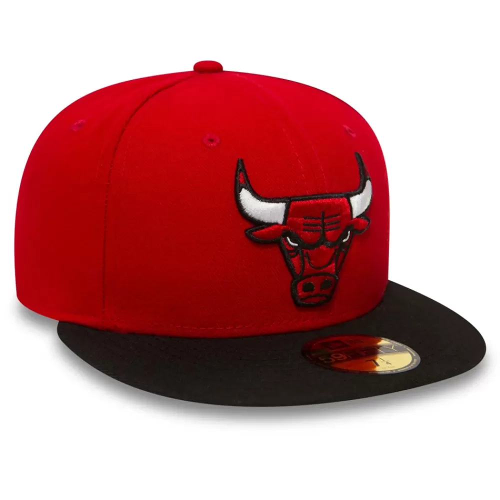 Grandes Tailles | Casquettes De Baseball^New Era Casquette 59FIFTY NBA Essential Chicago Bulls rouge-noir