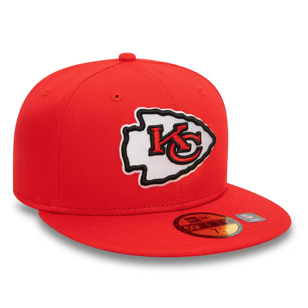 Casquettes De Baseball | Casquettes Homme^New Era Casquette 59FIFTY NFL OTC Kansas City Chiefs rouge
