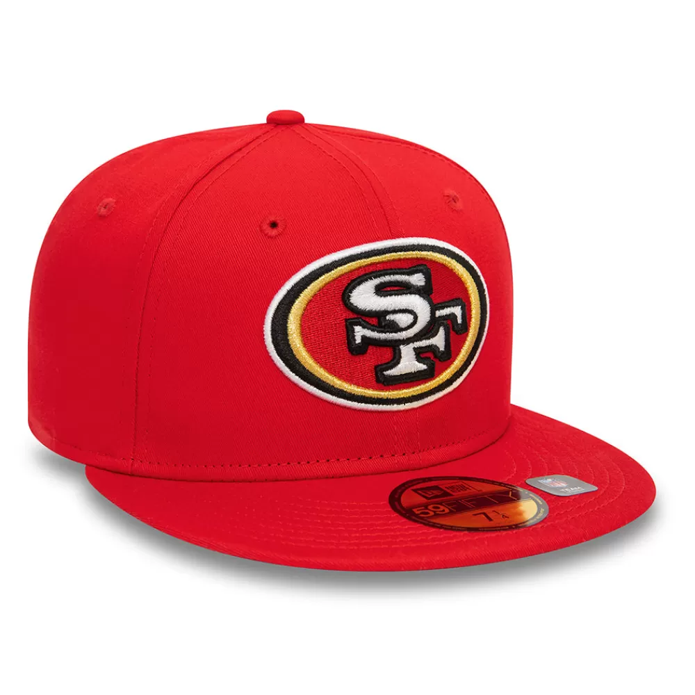 Casquettes De Baseball | Casquettes Homme^New Era Casquette 59FIFTY NFL OTC San Francisco 49ers rouge