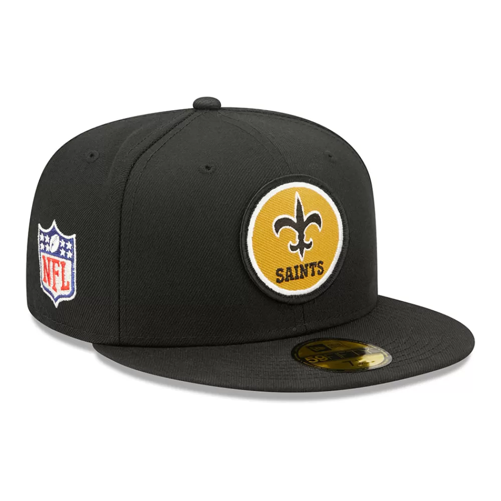 Casquettes De Baseball | Casquettes Homme^New Era Casquette 59FIFTY NFL Sideline Historic New Orleans Saints noir