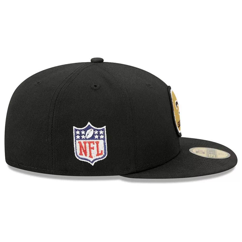 Casquettes De Baseball | Casquettes Homme^New Era Casquette 59FIFTY NFL Sideline Historic New Orleans Saints noir