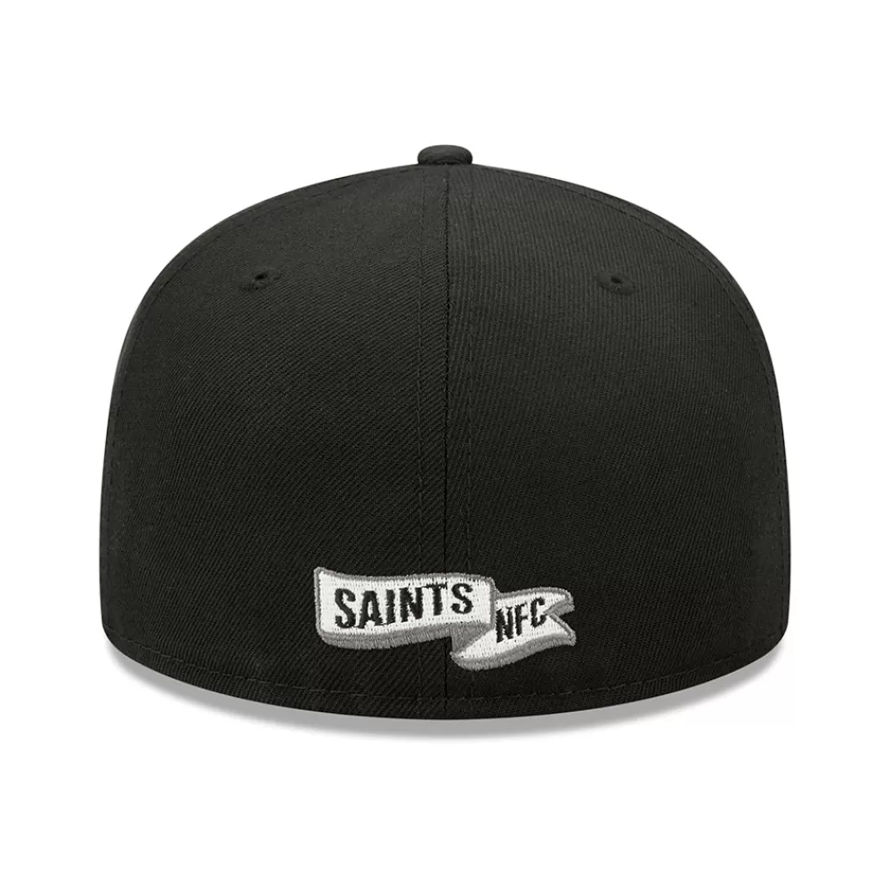 Casquettes De Baseball | Casquettes Homme^New Era Casquette 59FIFTY NFL Sideline Historic New Orleans Saints noir
