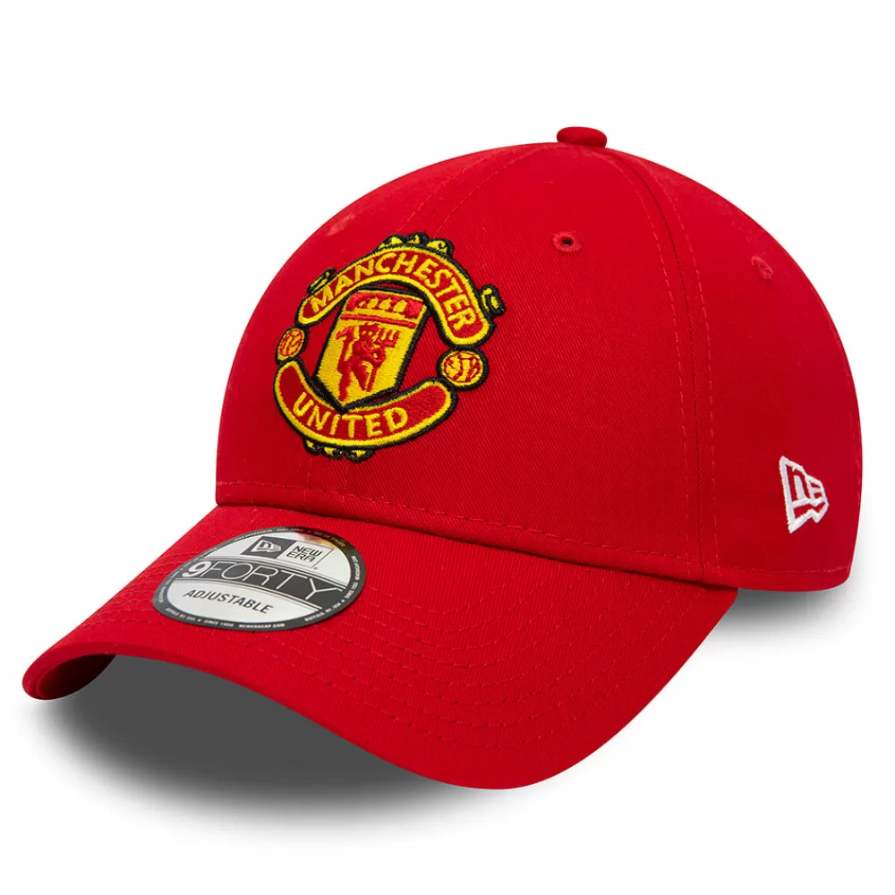 Casquettes De Baseball^New Era Casquette 9FORTY Manchester United FC écarlate
