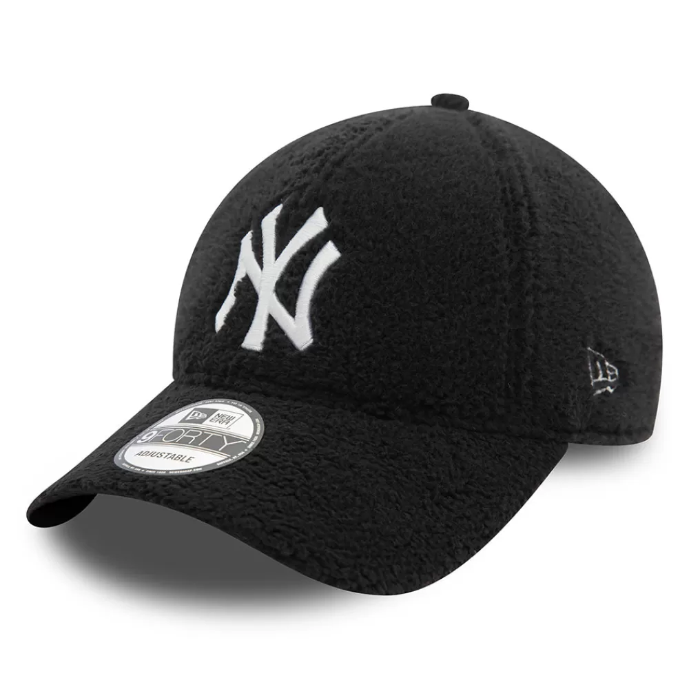 Chapeaux Hiver | Casquettes De Baseball^New Era Casquette 9FORTY MLB Borg New York Yankees noir-blanc