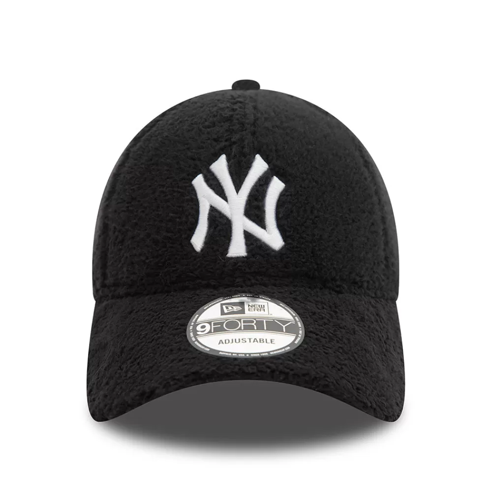 Chapeaux Hiver | Casquettes De Baseball^New Era Casquette 9FORTY MLB Borg New York Yankees noir-blanc