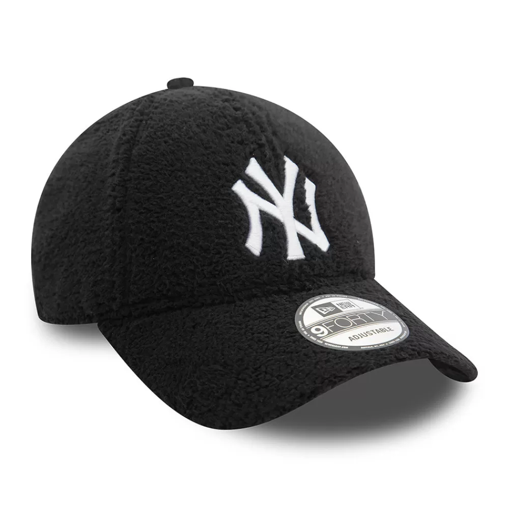 Chapeaux Hiver | Casquettes De Baseball^New Era Casquette 9FORTY MLB Borg New York Yankees noir-blanc