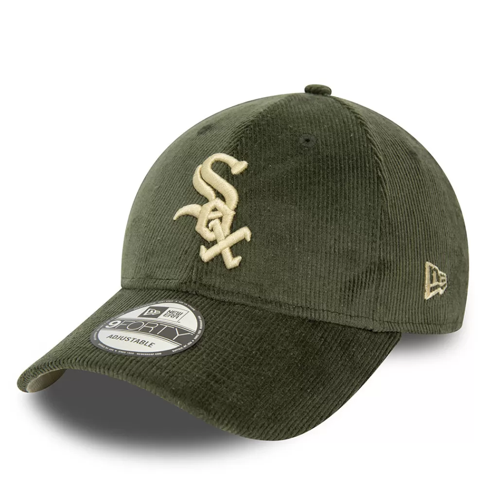 Casquettes Homme^New Era Casquette 9FORTY MLB Cord Chicago White Sox olive-pierre