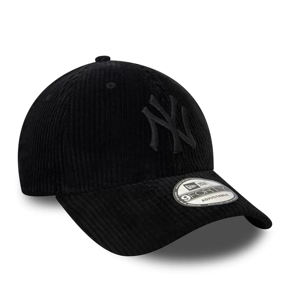 Casquettes De Baseball | Casquettes Homme^New Era Casquette 9FORTY MLB Cord New York Yankees noir sur noir