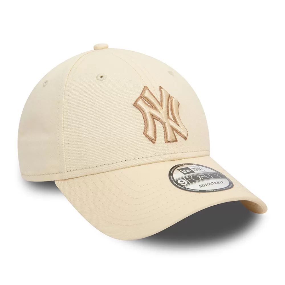 Casquettes De Baseball | Casquettes Homme^New Era Casquette 9FORTY MLB Team Outline New York Yankees crème-taupe