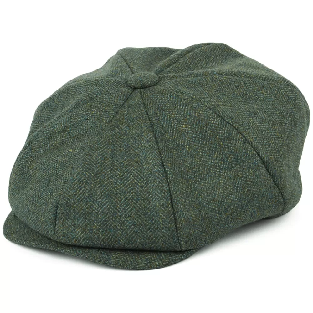 Casquettes Plates | Casquettes Plates^Christys Casquette Gavroche à 8 Pans en Tweed Lovat Teviot forêt