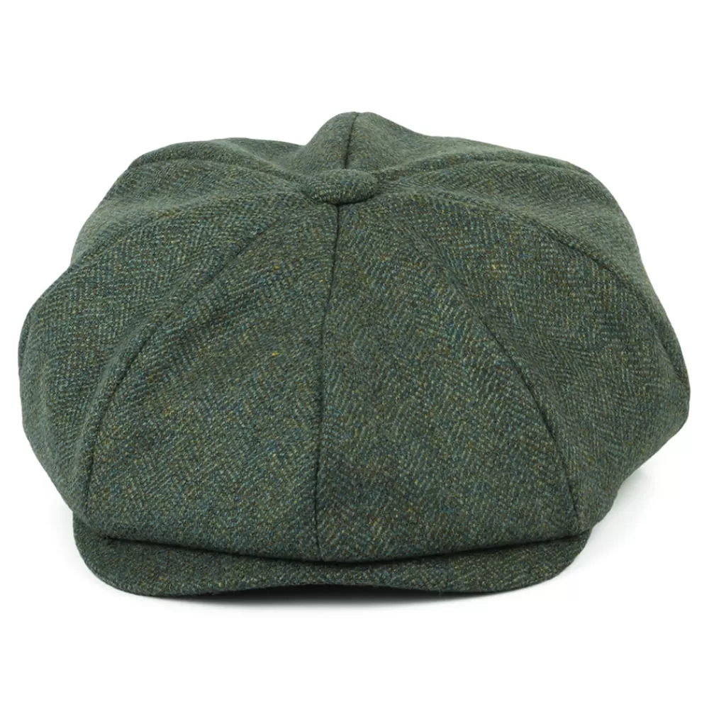 Casquettes Plates | Casquettes Plates^Christys Casquette Gavroche à 8 Pans en Tweed Lovat Teviot forêt