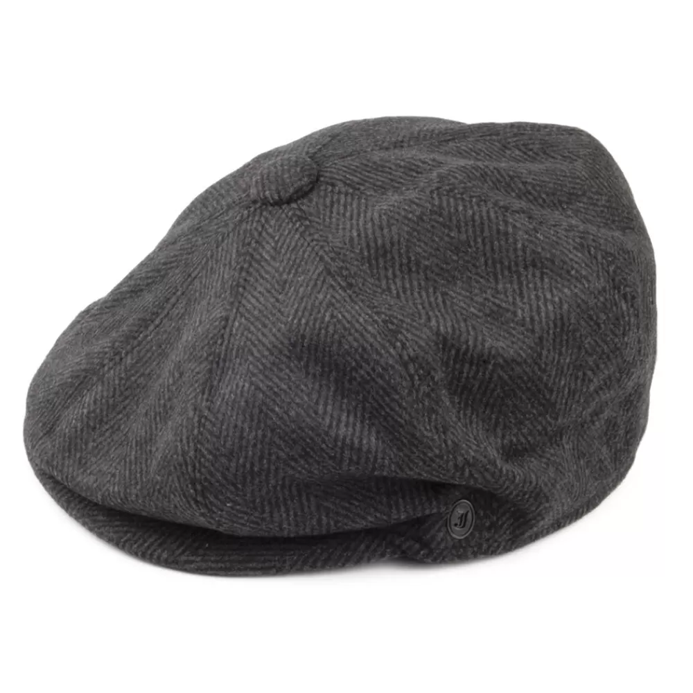 Casquettes Plates | Grandes Tailles^Jaxon & James Casquette Gavroche à Chevrons anthracite JAXON & JAMES