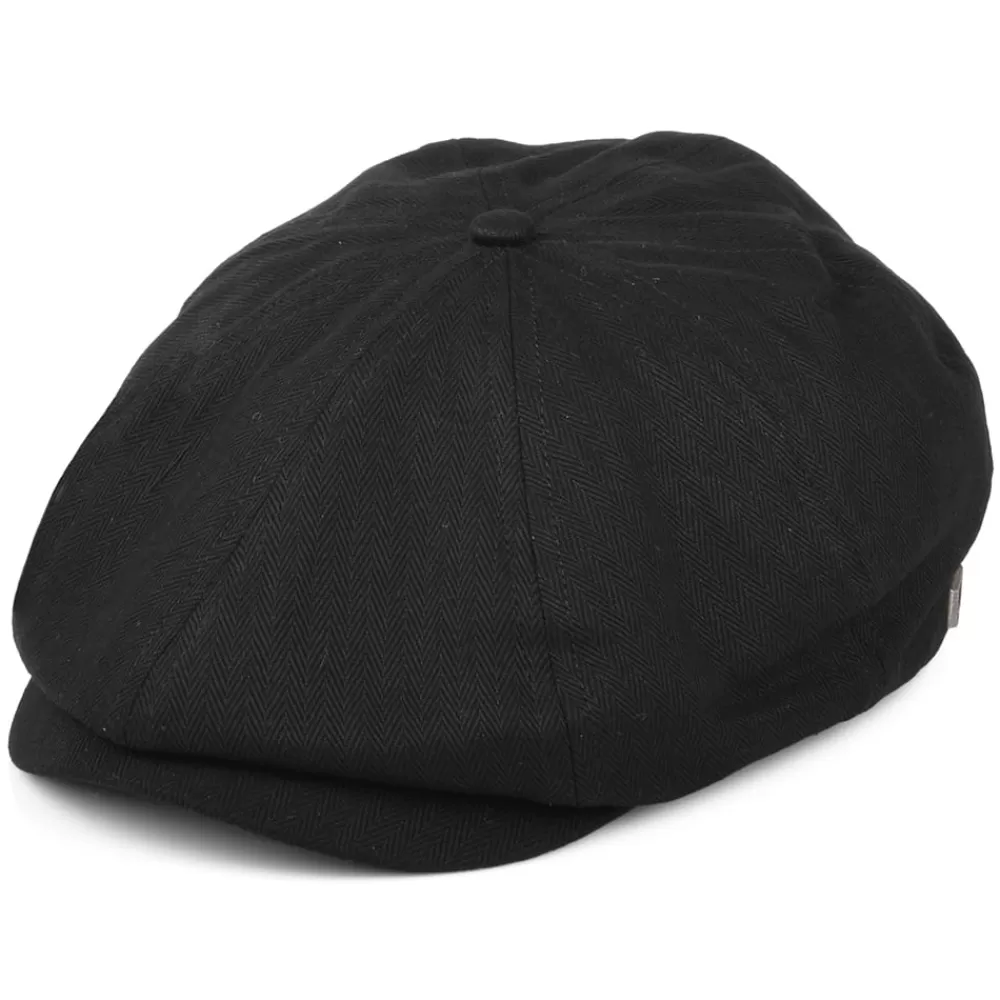 Casquettes Plates | Grandes Tailles^Brixton Casquette Gavroche à Chevrons Brood noir