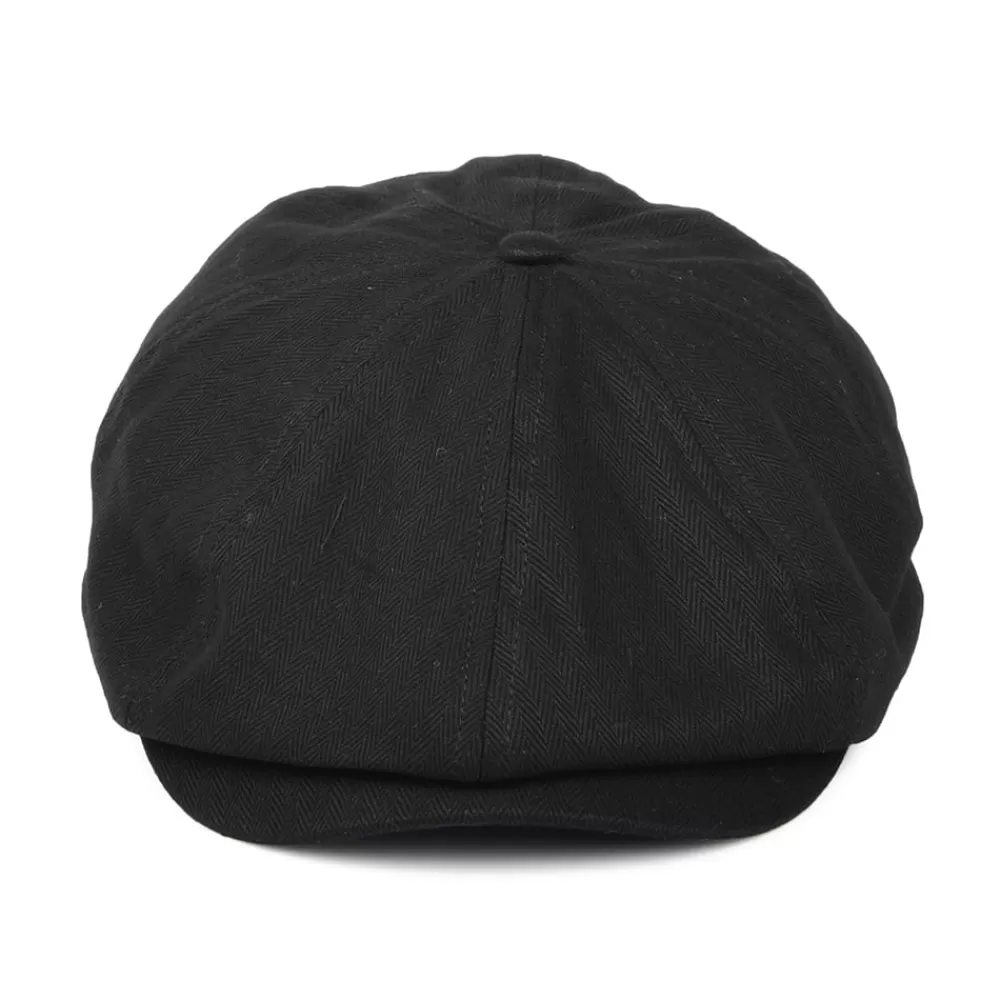 Casquettes Plates | Grandes Tailles^Brixton Casquette Gavroche à Chevrons Brood noir
