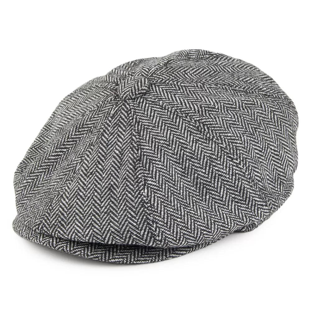 Casquettes Plates | Casquettes Femme^Jaxon & James Casquette Gavroche à Chevrons gris JAXON & JAMES
