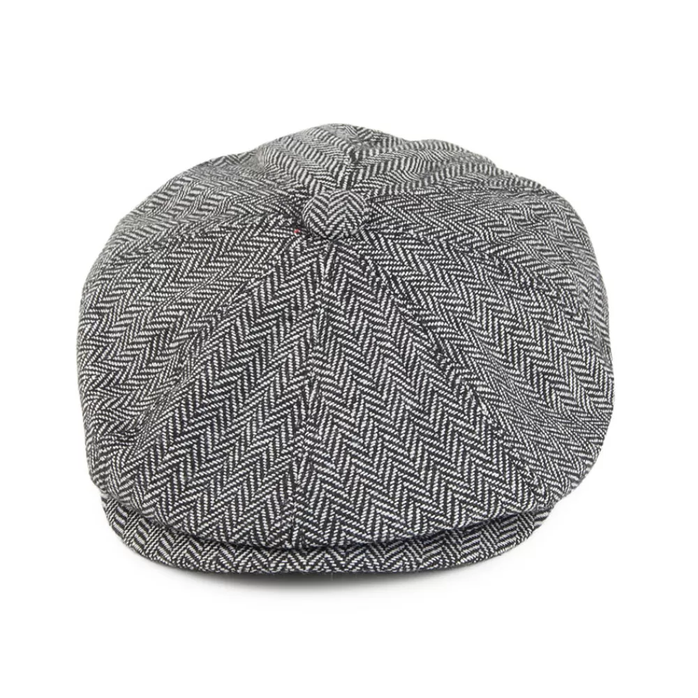 Casquettes Plates | Casquettes Femme^Jaxon & James Casquette Gavroche à Chevrons gris JAXON & JAMES