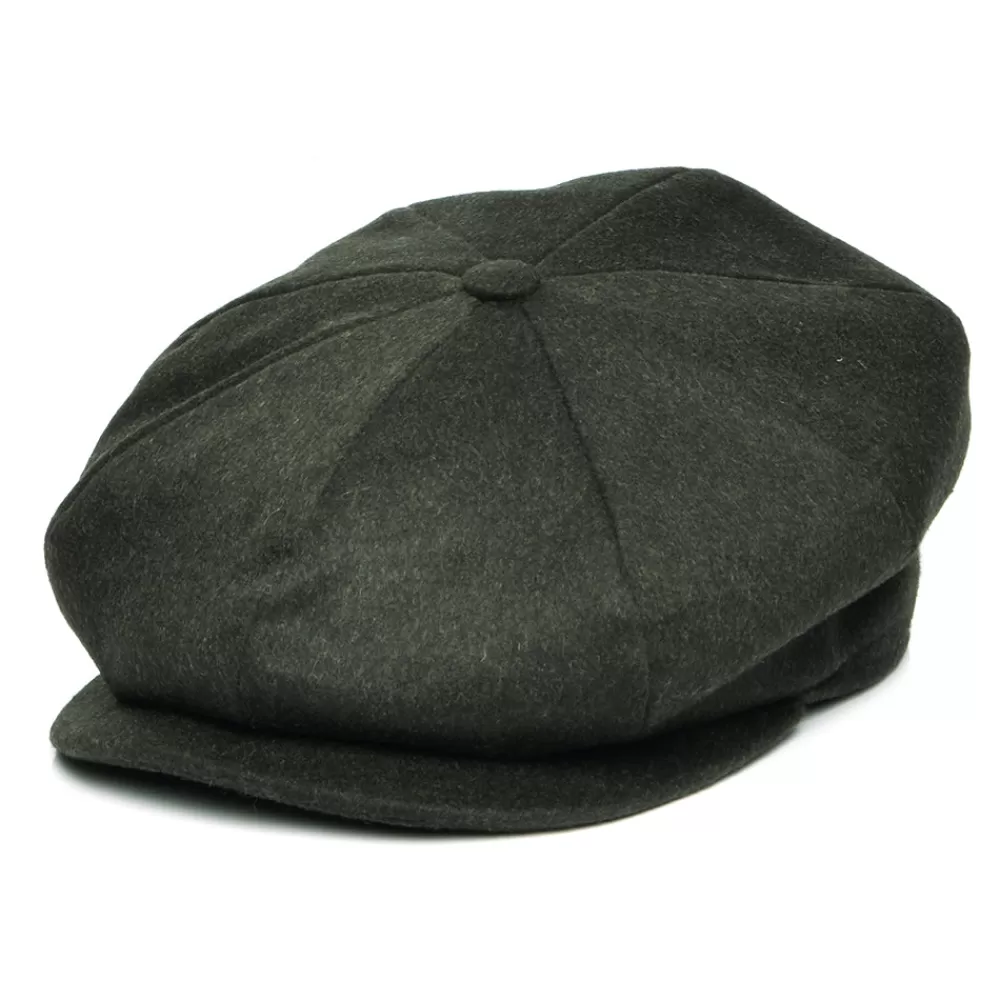 Casquettes Plates | Chapeaux Hiver^City Sport Casquette Gavroche Calotte Profonde en Laine Loden vert foncé