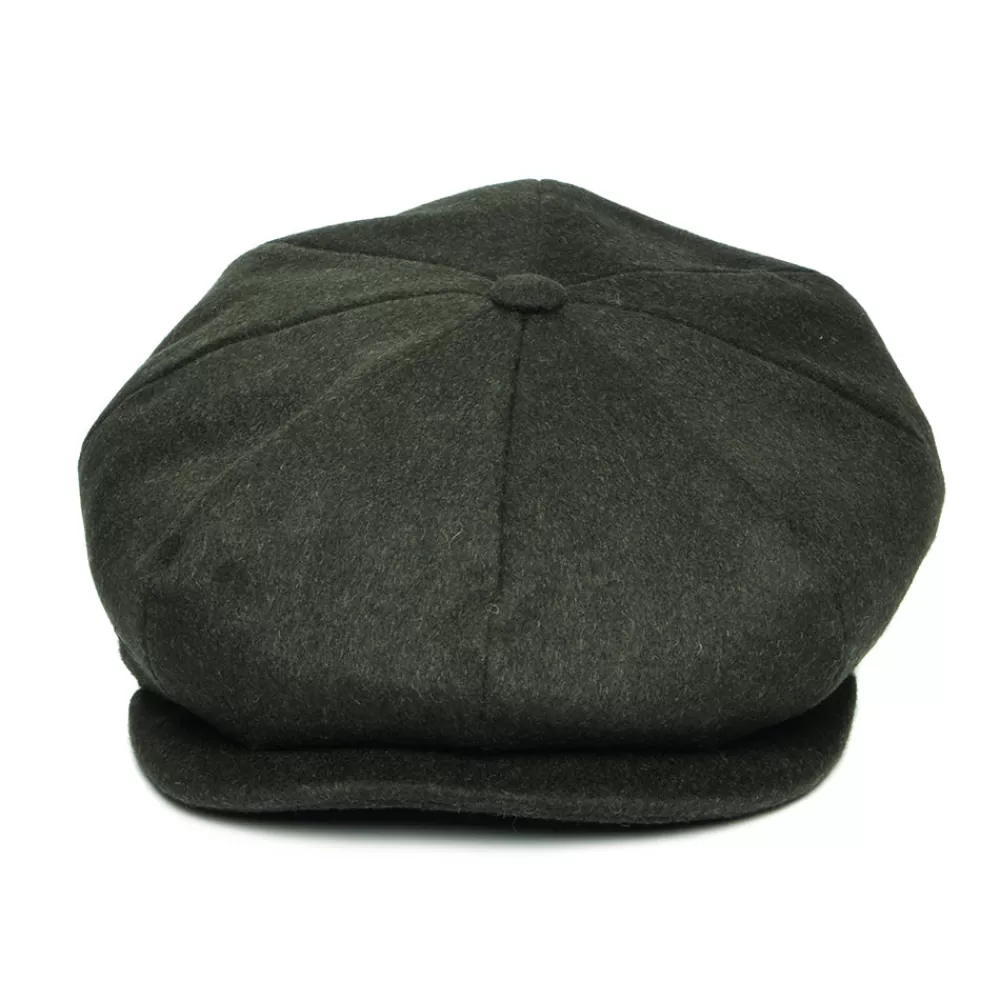 Casquettes Plates | Chapeaux Hiver^City Sport Casquette Gavroche Calotte Profonde en Laine Loden vert foncé