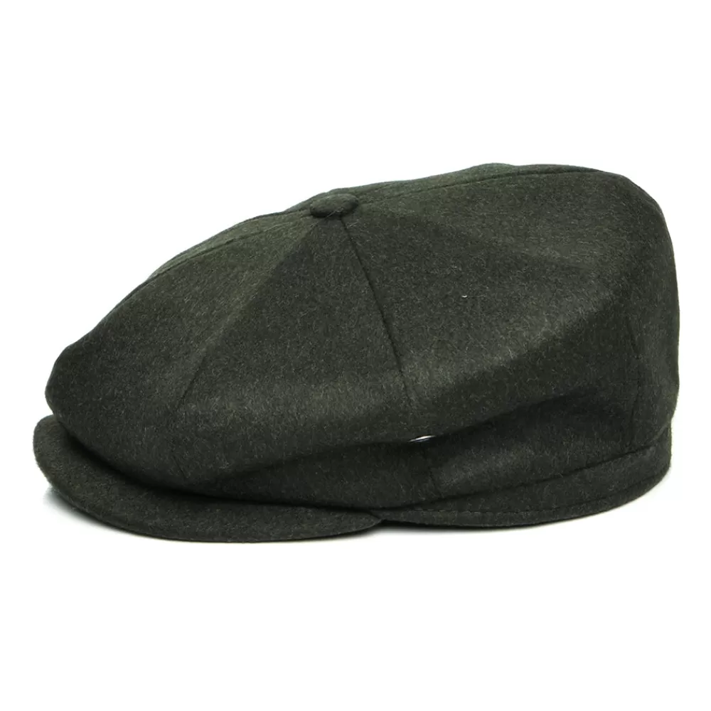Casquettes Plates | Chapeaux Hiver^City Sport Casquette Gavroche Calotte Profonde en Laine Loden vert foncé