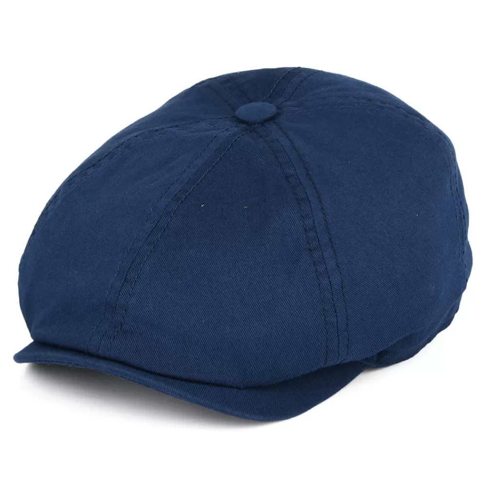Casquettes Plates | Casquettes Plates^Stetson Casquette Gavroche en Coton Sergé bleu marine