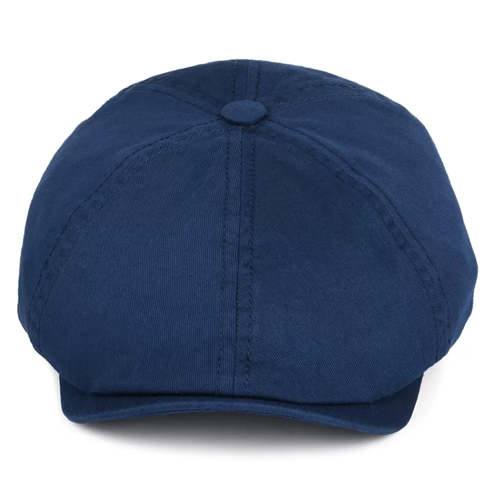 Casquettes Plates | Casquettes Plates^Stetson Casquette Gavroche en Coton Sergé bleu marine